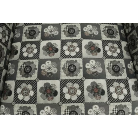 Fotoliu, material textil in stilul patchwork N1, CHARLOT
