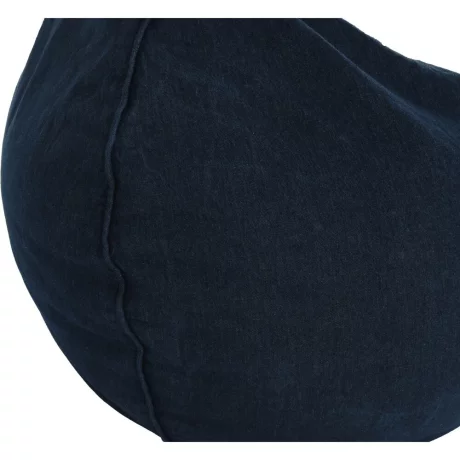Fotoliu tip sac, material textil jeans, LAMIO