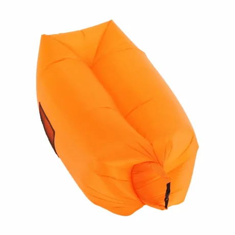 Geanta scaun gonflabila / geanta lenesa, portocalie, LEBAG