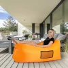 Geanta scaun gonflabila / geanta lenesa, portocalie, LEBAG