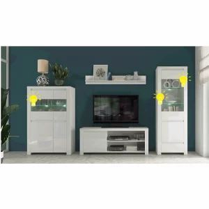 Iluminat cu LED, 2 puncte, alb, ARYAN / LINDY/VILGO