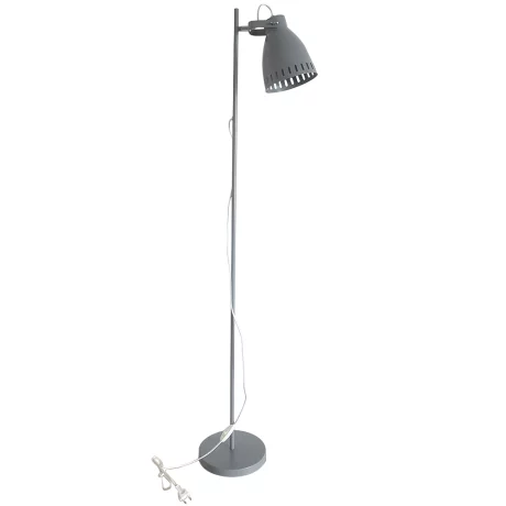 Lampa de podea, gri / metal, AIDEN TIP 2