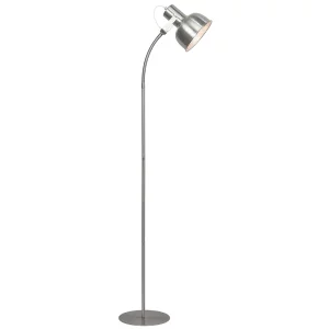 Lampa de podea in stil retro, metal, nichel mat, AVIER TIP 2