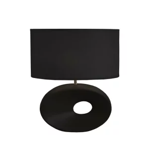Lampa pe picior ceramica, negru, QENNY TYP 10 AT09115