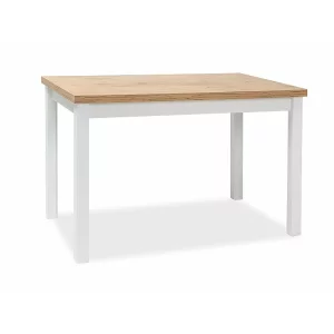 Masa ADAM Stejar LANCELOT / ALB MAT 100x60