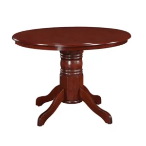 Masa de luat masa, rotunda, castanie, diametru 106 cm, TABLOS