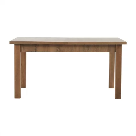 Masa extensibila pentru dining, stejar lefkas inchis, 160-203x90 cm, MONTANA STW