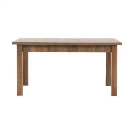 Masa extensibila pentru dining, stejar lefkas inchis, 160-203x90 cm, MONTANA STW