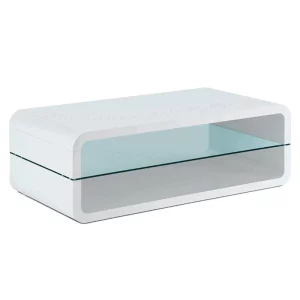 Masuta de cafea, alb extra lucios HG, GOLMER