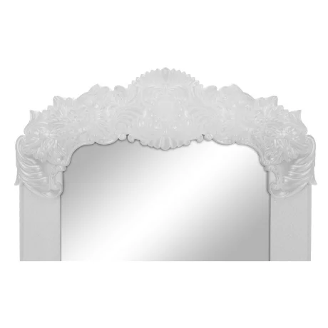 Oglinda, alb / argintiu, CASIUS