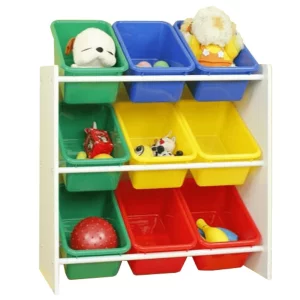 Organizator de jucarii, multicolor / alb, KIDO TYPE 2