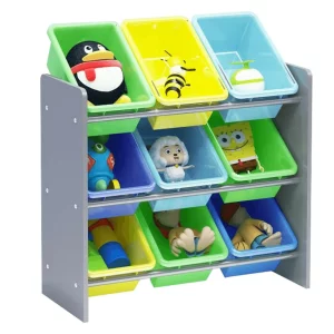 Organizator de jucarii, multicolor / gri, KIDO TYPE 3