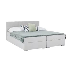 Pat tip BOXSPRING 160x200, gri deschis, FERATA KOMFORT