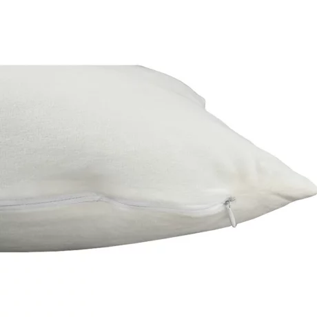 Perna, material textil de catifea alb, 45x45, ALITA TIPUL 13