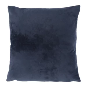 Perna, material textil de catifea albastru inchis, 45x45, ALITA TIPUL 6