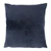 Perna, material textil de catifea albastru inchis, 60x60, OLAJA TIPUL 6