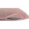 Perna, material textil de catifea roz pudra, 45x45, ALITA TIPUL 2