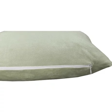 Perna, material textil de catifea verde deschis, 45x45, ALITA TIPUL 14