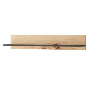 Raft FP 102, stejar artisan/negru, FORSO
