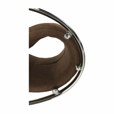 Scaun balansoar, material maro/metal, ROGER