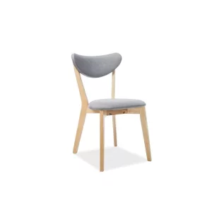 Scaun BRANDO Stejar/Gri TAP. 130