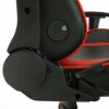 Scaun de birou / joc cu difuzoare Bluetooth, negru / rosu, CARPI