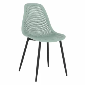 Scaun dining, verde/negru, TEGRA TYP 2