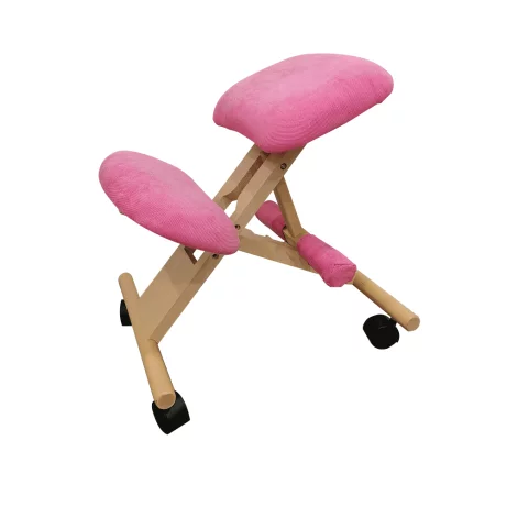 Scaun genunchi ergonomic, roz/ fag, GROCO