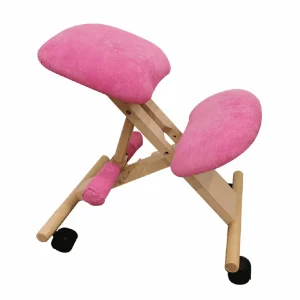 Scaun genunchi ergonomic, roz/ fag, GROCO