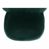 Scaun, material textil Velvet verde/gold crom-auriu, PORTIA