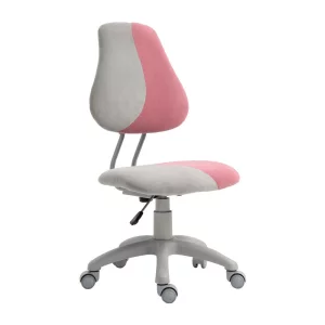Scaun rotativ reglabil, gri/roz, RAIDON