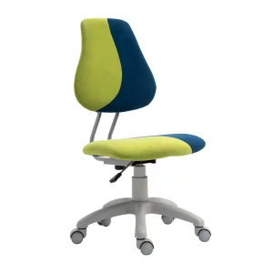 Scaun rotativ reglabil, verde/albastru/gri, RAIDON