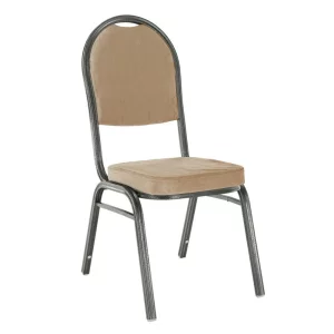 Scaun,  tesatura bej/cadru gri, JEFF 2 NEW