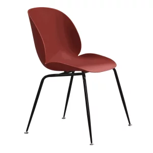 Scaun, visiniu / negru, plastic / metal, SONAIA