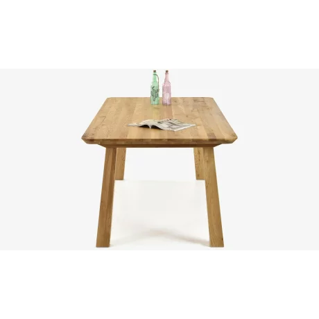 Tina, masa de stejar pentru sufragerie: dimensiunea mesei - 200x 100 cm